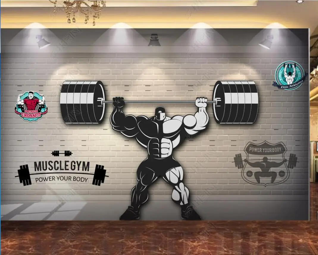 Custom mural 3d photo wallpaper Gym Weightlifting Sports TV background home decor wallpaper for walls 3 d living room
Custom mural 3d photo wallpaper Gym Weightlifting Sports TV background home decor wallpaper for walls 3 d living room