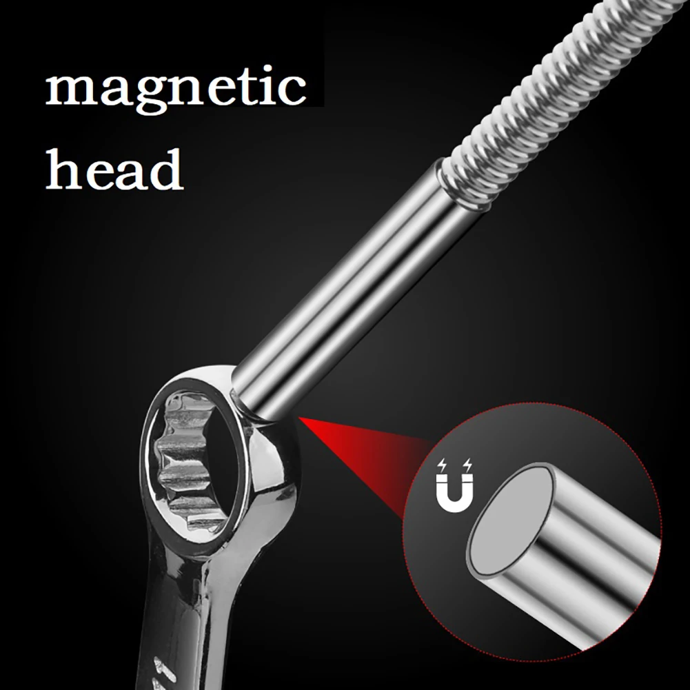 Strong Magnetic Pickup Tool Rubber Anti-slip Handle Sink Drains Anti-slip Design Comfortable Grip For Locate Falling Objects
Strong Magnetic Pickup Tool Rubber Anti-slip Handle Sink Drains Anti-slip Design Comfortable Grip For Locate Falling Objects