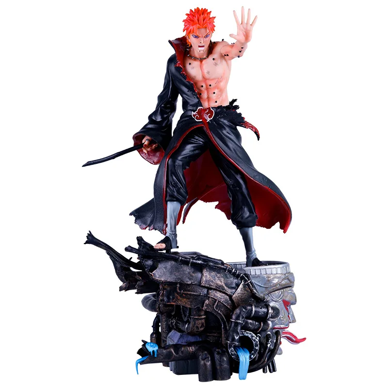 

Anime Peripheral NARUTO GK Akatsuki Pain Uzumaki Naruto Standing Posture Statue PVC Action Figure Collectible Model Toy Boxed