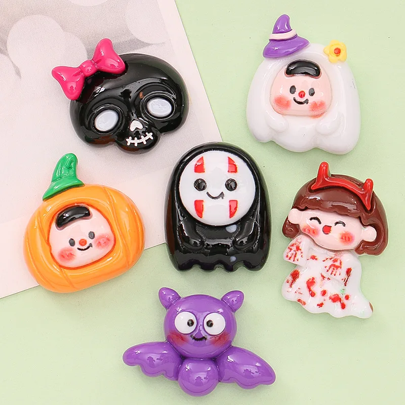 10pcscute Halloween skull diycream glue phone case hair accessories Cup sticker resin jewelry accessories wholesale
10pcscute Halloween skull diycream glue phone case hair accessories Cup sticker resin jewelry accessories wholesale