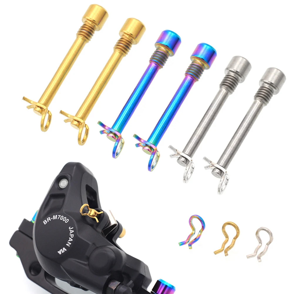 M4 Titanium Alloy Bicycle Hydraulic Disc Brake Pad Bolts Fixing Pin Inserts Caliper Screws Retainer Pin Cycling Bike Accessories
M4 Titanium Alloy Bicycle Hydraulic Disc Brake Pad Bolts Fixing Pin Inserts Caliper Screws Retainer Pin Cycling Bike Accessories