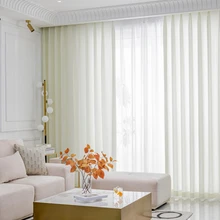 

New Curtains for Living Dining Room Bedroom Gauze Balcony Shading Nordic Minimalist Bay Window White Window Curtain Room Decor