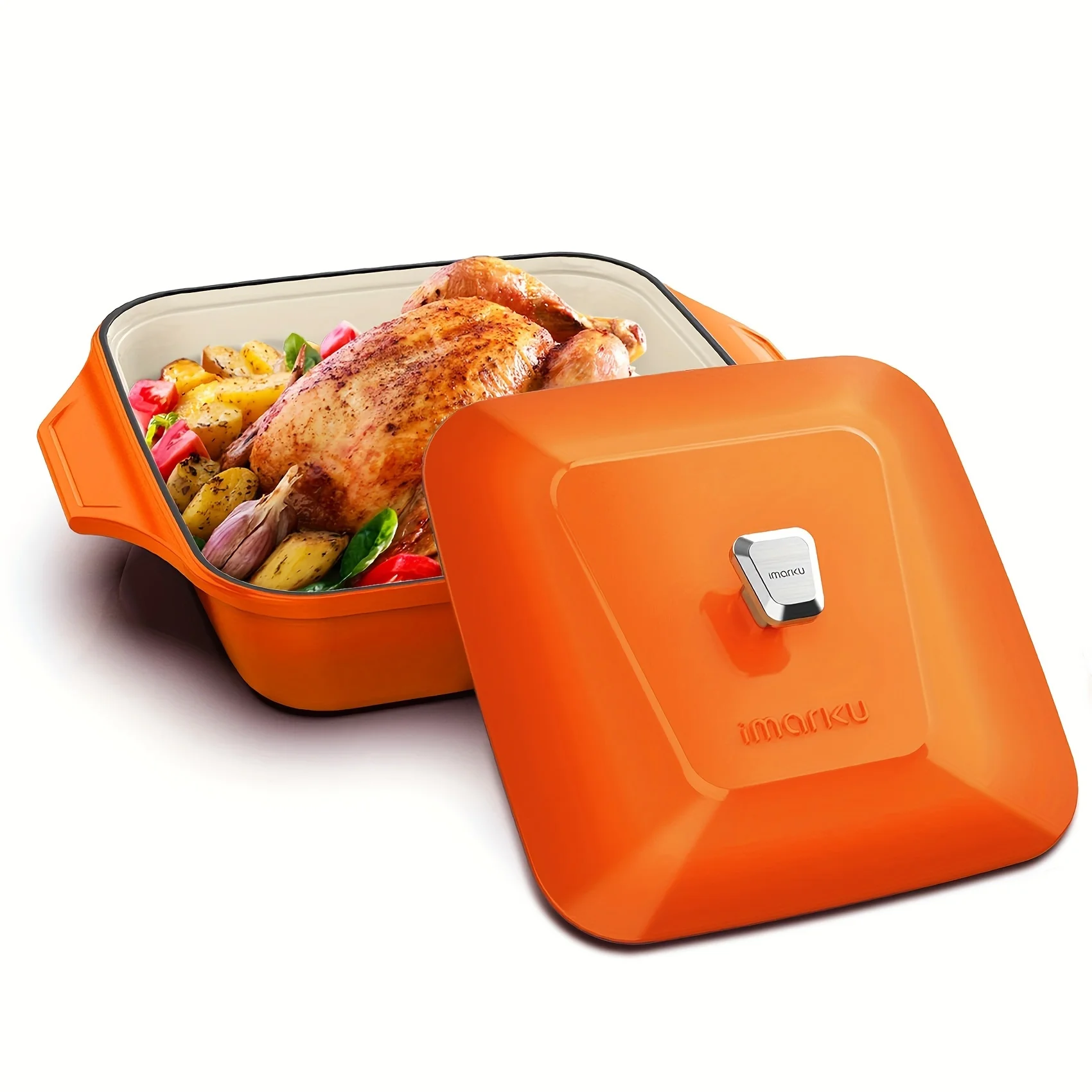 1pc Dutch Oven, 3.5 Quart Braiser Pan Nonstick Heavy Duty Enameled Cast Iron Dutch Oven Pot, Oven Safe Up To 550°F, Enamel Coat
1pc Dutch Oven, 3.5 Quart Braiser Pan Nonstick Heavy Duty Enameled Cast Iron Dutch Oven Pot, Oven Safe Up To 550°F, Enamel Coat