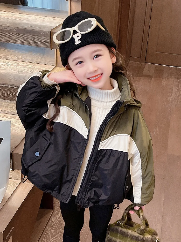 Girls' Coat Autumn and Winter 2023 New Children's Quilted Shell Jacket Baby Girls' Winter Clothing Thickened Cotton-Padded Cloth
Girls' Coat Autumn and Winter 2023 New Children's Quilted Shell Jacket Baby Girls' Winter Clothing Thickened Cotton-Padded Cloth