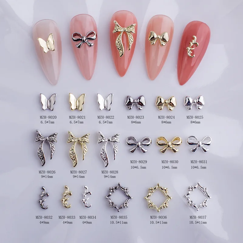 Multi Series Bow/Butterfly Nail Art Charms 3D Alloy Crystal Rhinestones Nail Decorations AB Gems Jewelry Kawaii Nail Accessories
Multi Series Bow/Butterfly Nail Art Charms 3D Alloy Crystal Rhinestones Nail Decorations AB Gems Jewelry Kawaii Nail Accessories