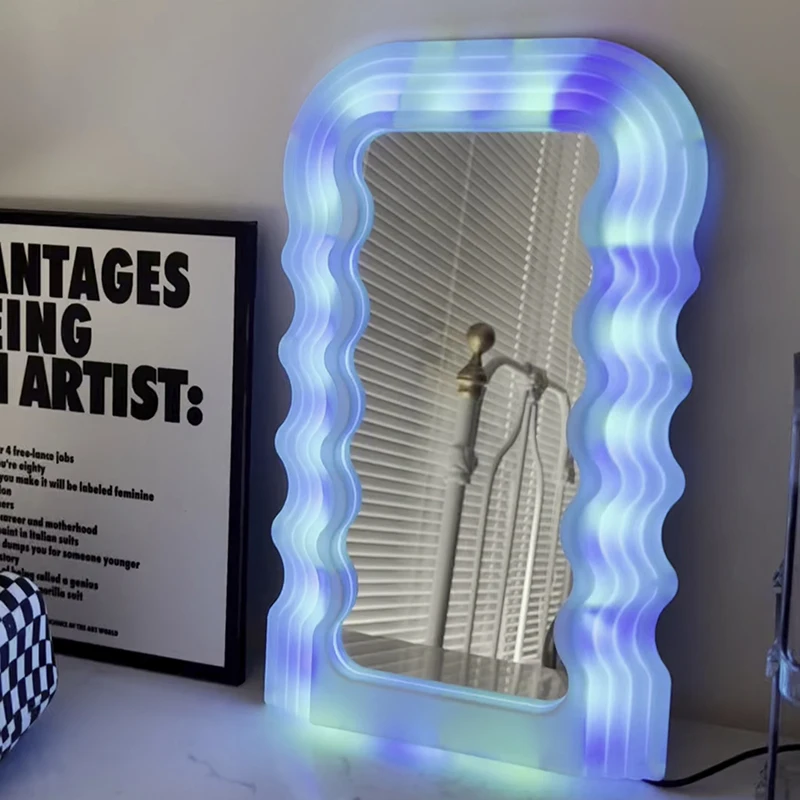 Vanity Round Large Wall Mirror Mushroom Light Makeup Compact Decorative Mirror Large Vintage Decoration Chambre Home Decorating
Vanity Round Large Wall Mirror Mushroom Light Makeup Compact Decorative Mirror Large Vintage Decoration Chambre Home Decorating