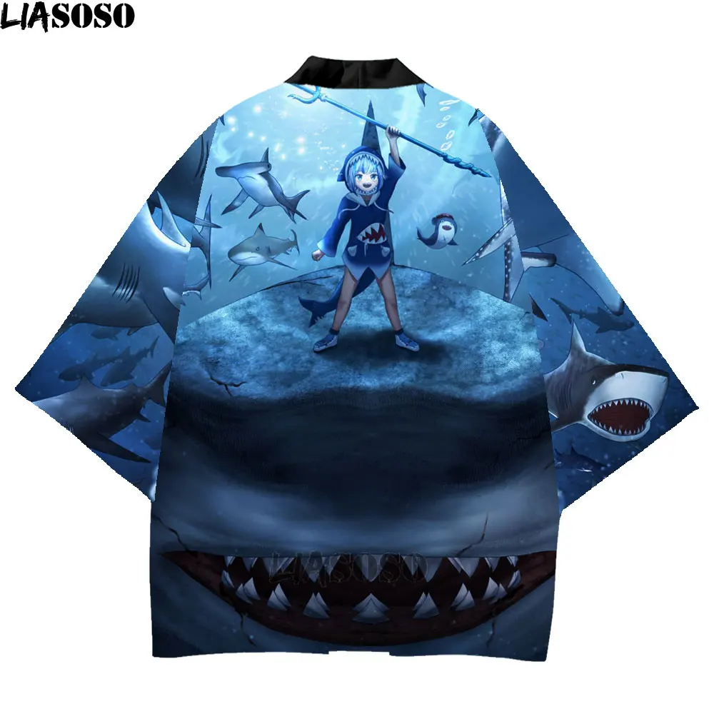 LIASOSO 3D Print Kimono Men Japanese Traditional Haori Man Black Gawr Gura VTuber Male Casual Asian And Pacific Islands Apparel
LIASOSO 3D Print Kimono Men Japanese Traditional Haori Man Black Gawr Gura VTuber Male Casual Asian And Pacific Islands Apparel