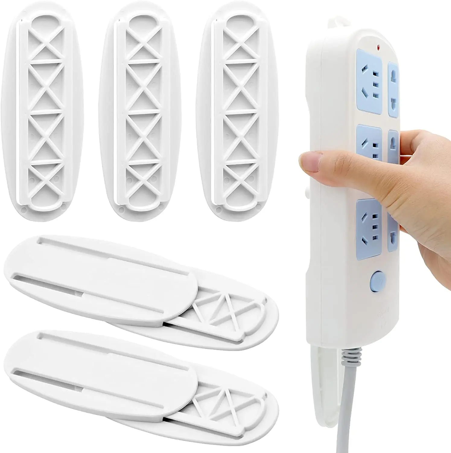1/3/5pcs Wall-Mounted Sticker Punch-Free Plug Power Outlet Holder Traceless Fixer Home Self-Adhesive Socket Fixer Organizer
1/3/5pcs Wall-Mounted Sticker Punch-Free Plug Power Outlet Holder Traceless Fixer Home Self-Adhesive Socket Fixer Organizer