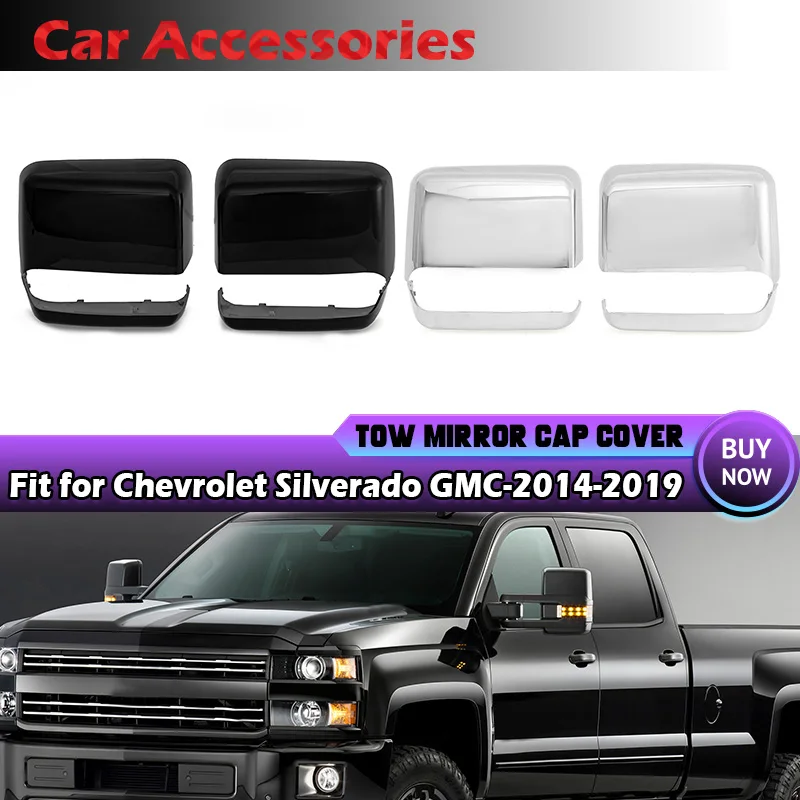 Rearview Mirror Cover For Chevrolet Silverado GMC Sierra 2014 2015 2016-19 Chrome Glossy Black Car Side Rearview Mirror Caps
Rearview Mirror Cover For Chevrolet Silverado GMC Sierra 2014 2015 2016-19 Chrome Glossy Black Car Side Rearview Mirror Caps