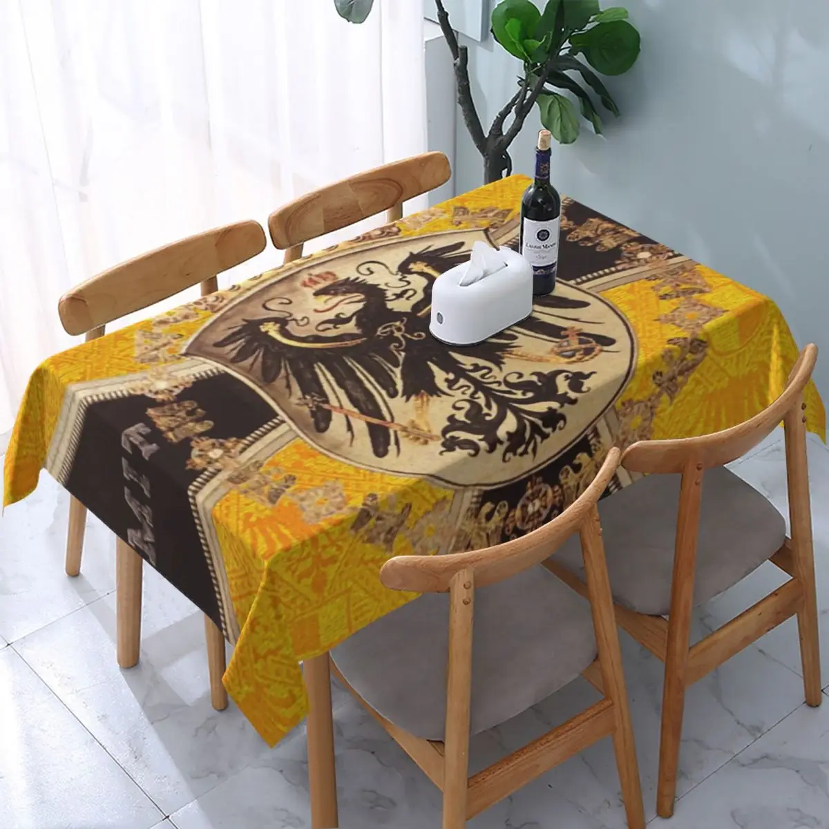 Rectangular Tablecloth Tablecloth Fit 40"-44" Elastic Edge Table Cloth Kingdom of Prussia Table Cover
Rectangular Tablecloth Tablecloth Fit 40"-44" Elastic Edge Table Cloth Kingdom of Prussia Table Cover
