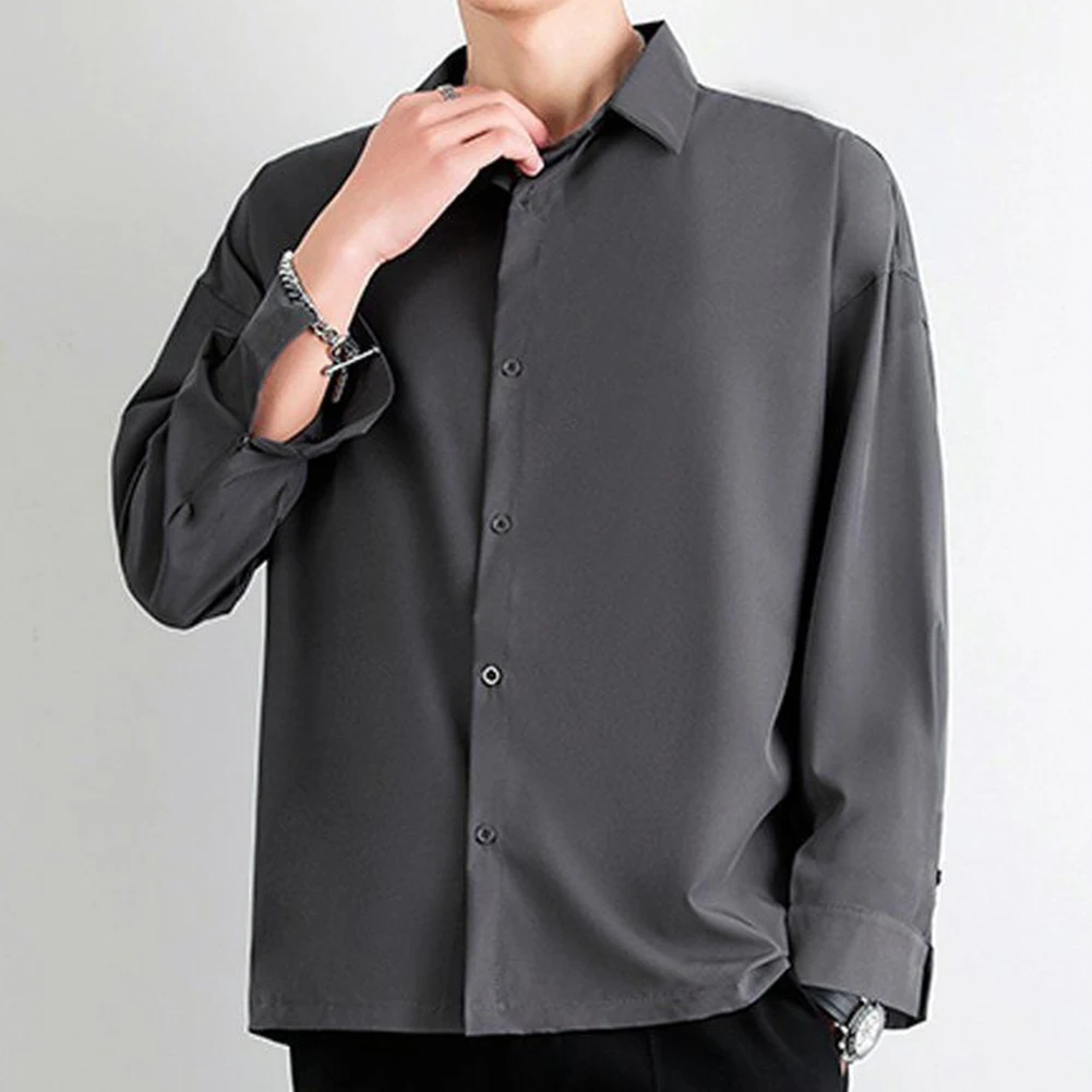 Long Sleeve Shirts Men Fashion Solid Plus Size 3XL Social Formal Business Cozy Handsome Korean Leisure Basic Simple Sheer Camisa
Long Sleeve Shirts Men Fashion Solid Plus Size 3XL Social Formal Business Cozy Handsome Korean Leisure Basic Simple Sheer Camisa