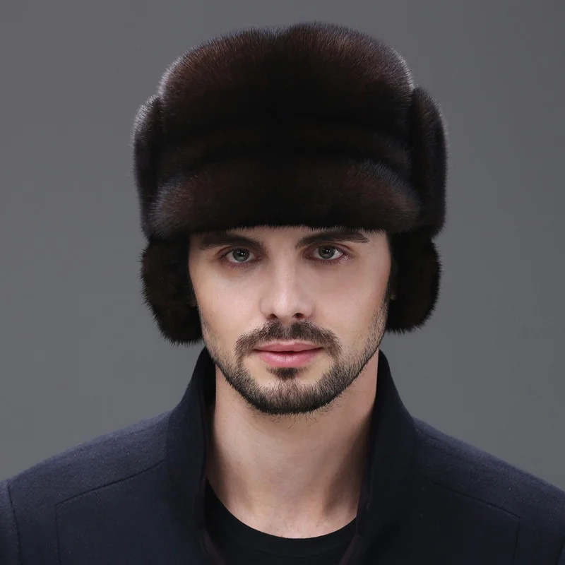 Mink Hat Winter Men's Ear Protection Fur Warm Outdoor Lei Feng Caps Mink Lei Ke Hats
Mink Hat Winter Men's Ear Protection Fur Warm Outdoor Lei Feng Caps Mink Lei Ke Hats