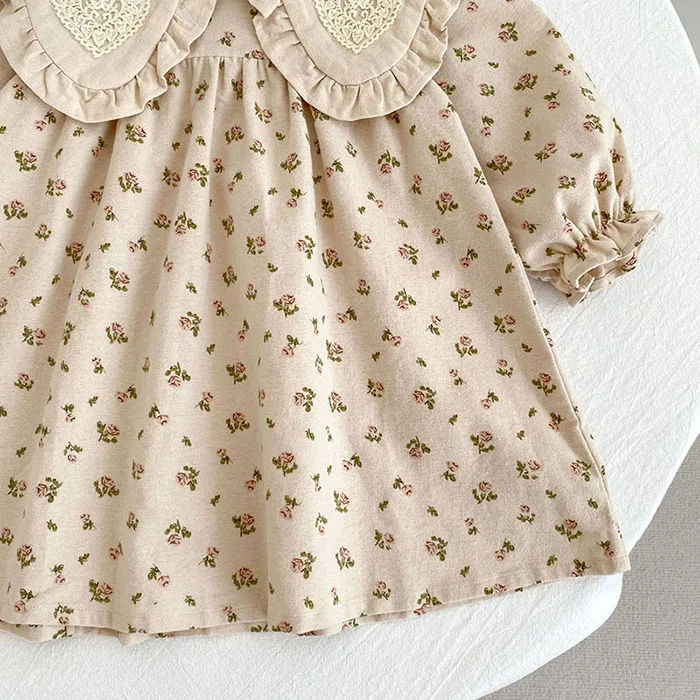 2025 New Autumn Sister Dress 2-6Yrs Girl Party Dress Long Sleeved Cotton Print Kids Princess Dresses Baby Girl Romper 18 S0ae2e92bb59e4fca864ad09707dd998df