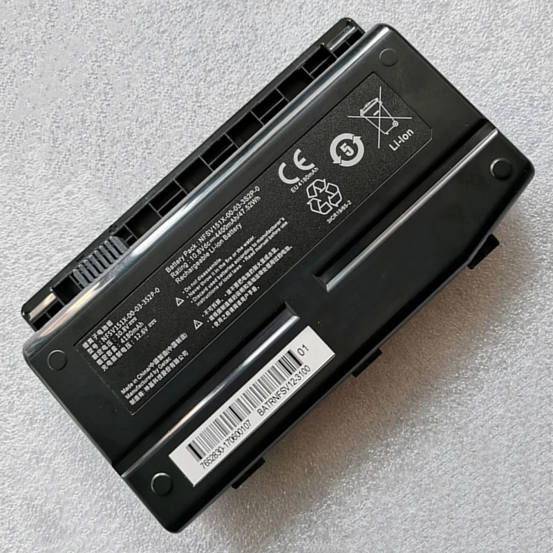 

Genuine NFSV151X-00-03-3S2P-0 BATRNFSV12-3100 Battery For Machenike Mechrevo F117 F1 F2 F6 MR X6 X6TI-M2 E3 X6Ti-Pro F117-F2A