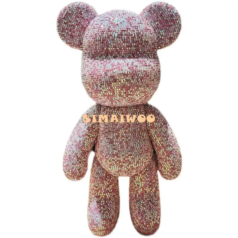 Chain Rhinestone Handcraft Bear Diamond Mosaic Crystal Bling Statue Home Shop Exhibation Trendy Toy Gift For Kids Girlfriend
Chain Rhinestone Handcraft Bear Diamond Mosaic Crystal Bling Statue Home Shop Exhibation Trendy Toy Gift For Kids Girlfriend