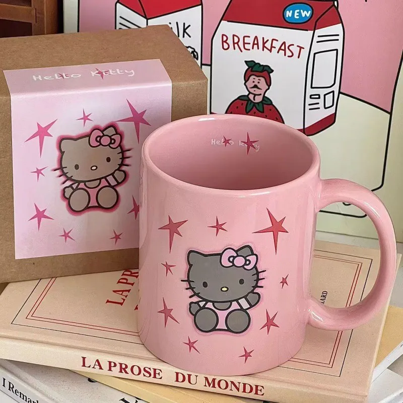 Kawaii Sanrio Anime Mug Cup Cute Hello Kitty Ins Fashion Sweet Cool Cartoon Large Capacity Ceramics Coffee Cup Gifts for Girls
Kawaii Sanrio Anime Mug Cup Cute Hello Kitty Ins Fashion Sweet Cool Cartoon Large Capacity Ceramics Coffee Cup Gifts for Girls