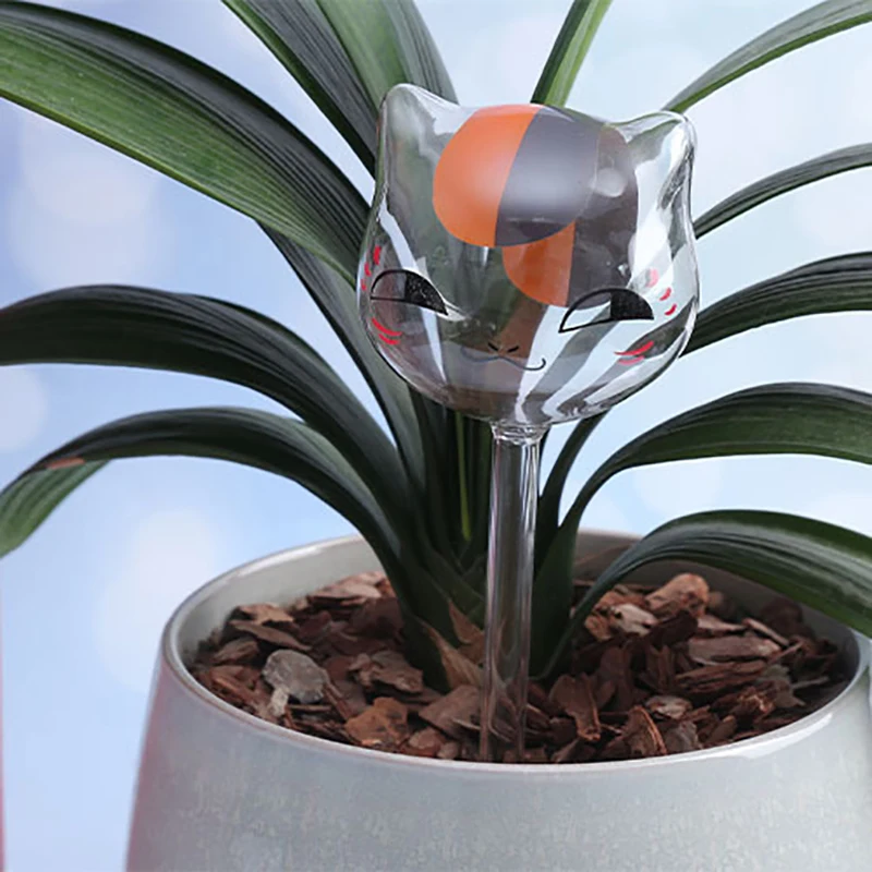 Automatic Plant Watering Bulbs Cat Shaped Self Watering Globes Devices Clear Glass Plant Water Bulbs Plant Self Watering System
Automatic Plant Watering Bulbs Cat Shaped Self Watering Globes Devices Clear Glass Plant Water Bulbs Plant Self Watering System