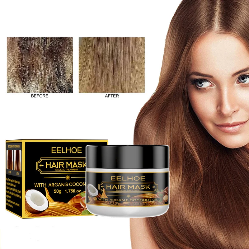 50g Coconut Oil Hair Mask Repairs Damage Hair Scalp Treatments Shiny Nutritional Hair Mask Conditioner For Women Hair Care
50g Coconut Oil Hair Mask Repairs Damage Hair Scalp Treatments Shiny Nutritional Hair Mask Conditioner For Women Hair Care