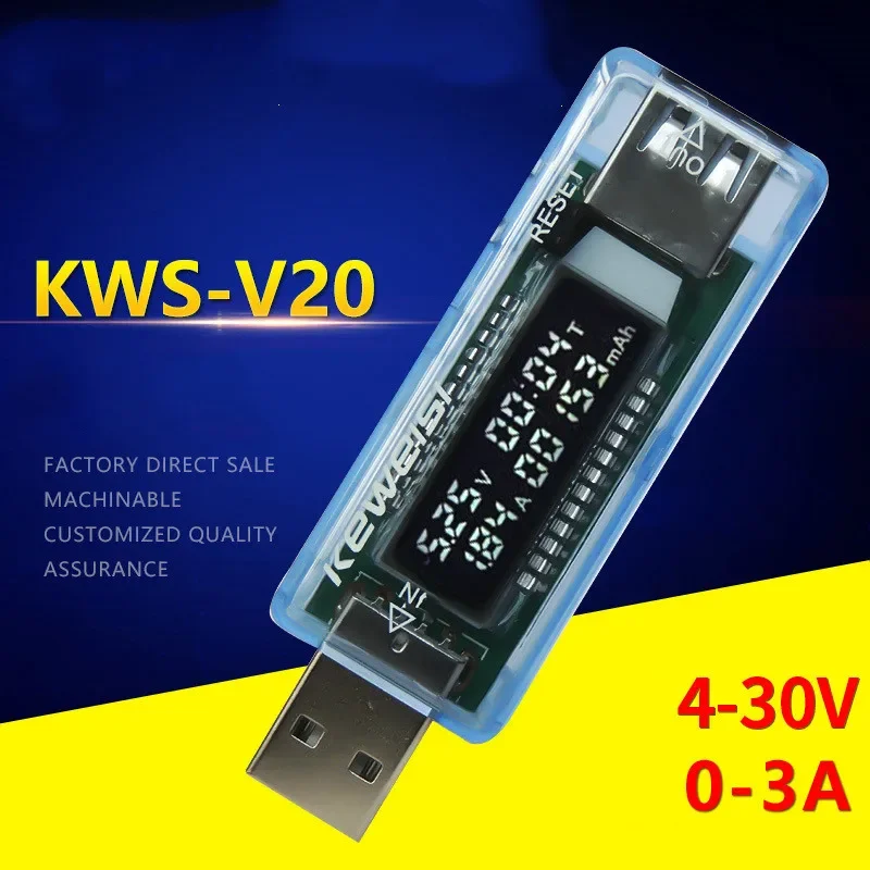 

Voltage Current Meter USB Charger Tester Doctor Voltmeter Ammeter Battery Capacity Tester Mobile Power Detector Voltage Tester