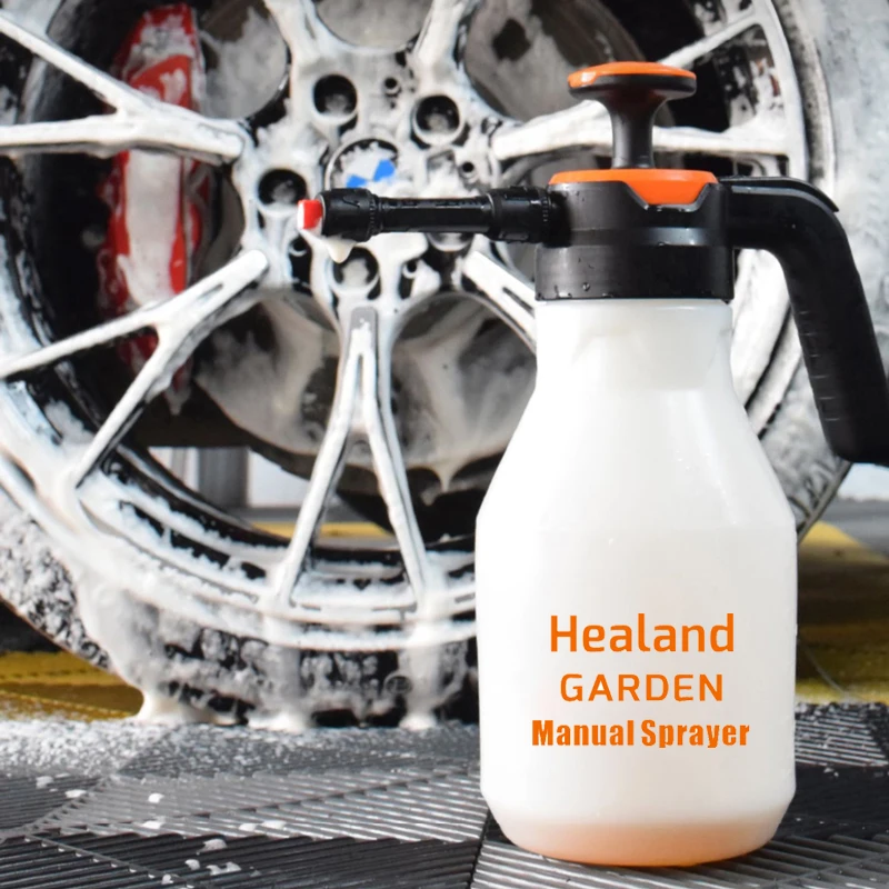 Healand 2L Car Wash Snow Foam Spray Gun Water Gun Foam Sprayer with Foam & Watering Nozzle Manual Pressurized Snow Foam Lance
Healand 2L Car Wash Snow Foam Spray Gun Water Gun Foam Sprayer with Foam & Watering Nozzle Manual Pressurized Snow Foam Lance