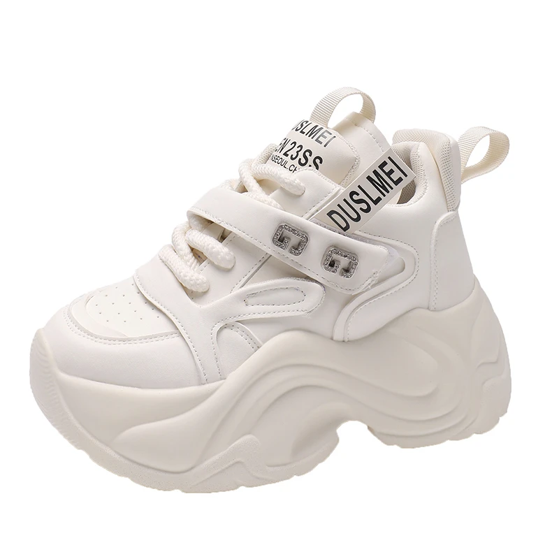 Women Leather Chunky Sneakers 7.5CM High Platform Breathable Casual Shoes New Autumn Winter Wedge Heels Sports Dad Shoes Woman
Women Leather Chunky Sneakers 7.5CM High Platform Breathable Casual Shoes New Autumn Winter Wedge Heels Sports Dad Shoes Woman