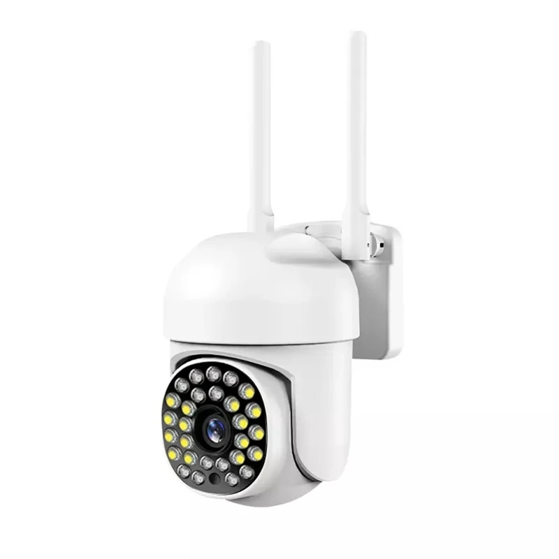 1Set Security Camera With Spotlights Color Night Vision Wired Surveillance Camera Plug-In White
1Set Security Camera With Spotlights Color Night Vision Wired Surveillance Camera Plug-In White