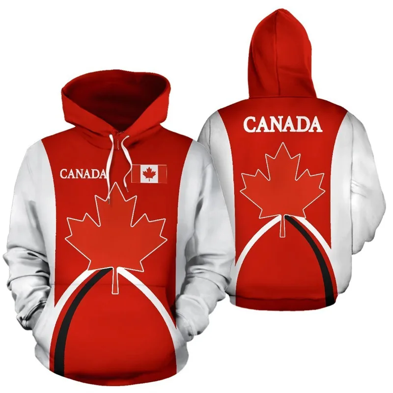 

Canada Hoodie Maple Leaf 3d Printed Hoodie Men Women Oversize Sweatshirts Street Fashion Hooded Kid Sports Pullover Y2k Clothes