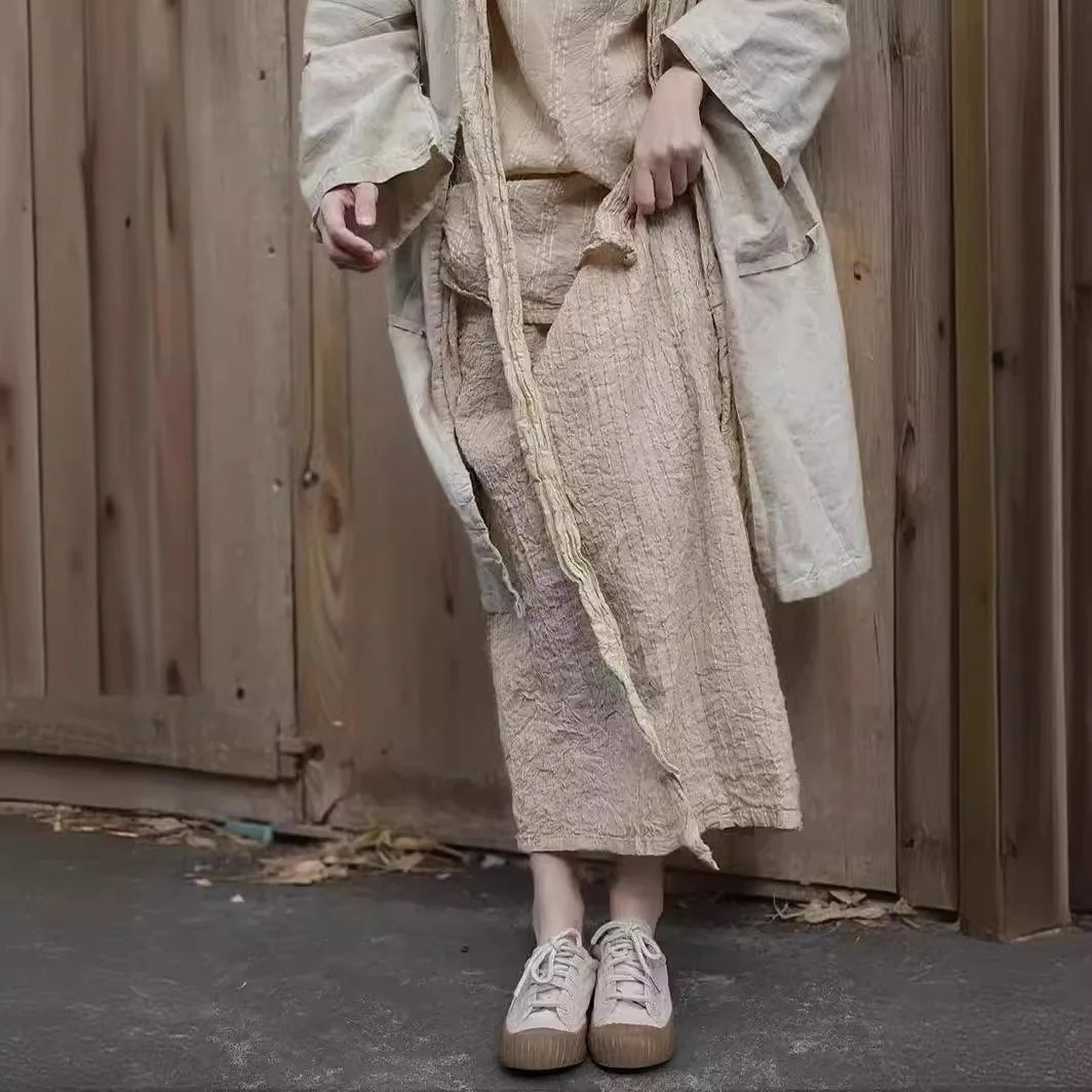 Женская длинная юбка в полоску, повседневная шелковая юбка с разрезом, Элегантная Модная одежда в Корейском стиле для весны и лета
Женская длинная юбка в полоску, повседневная шелковая юбка с разрезом, Элегантная Модная одежда в Корейском стиле для весны и лета