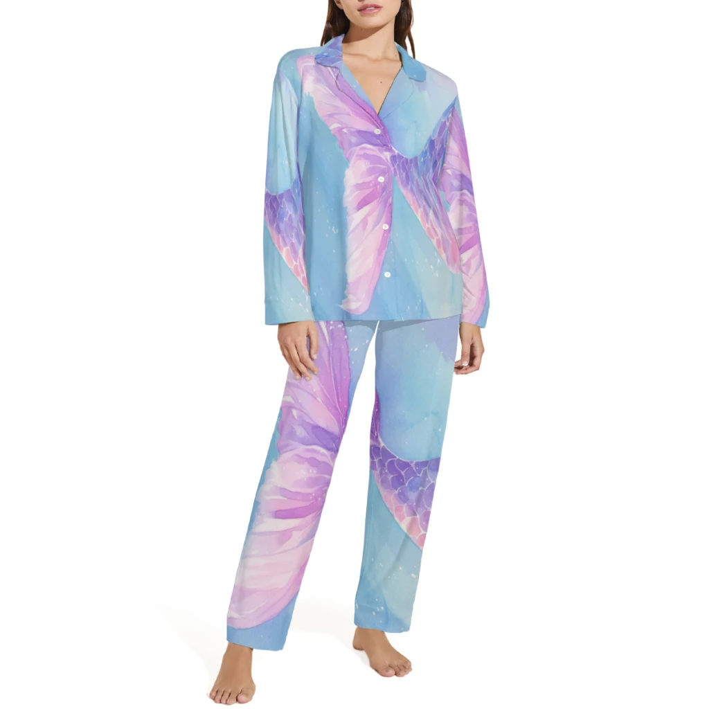Mermaid Summer Printed Sleepwear Set Long-Sleeve New Pajamas Sets Night New Winter
Mermaid Summer Printed Sleepwear Set Long-Sleeve New Pajamas Sets Night New Winter
