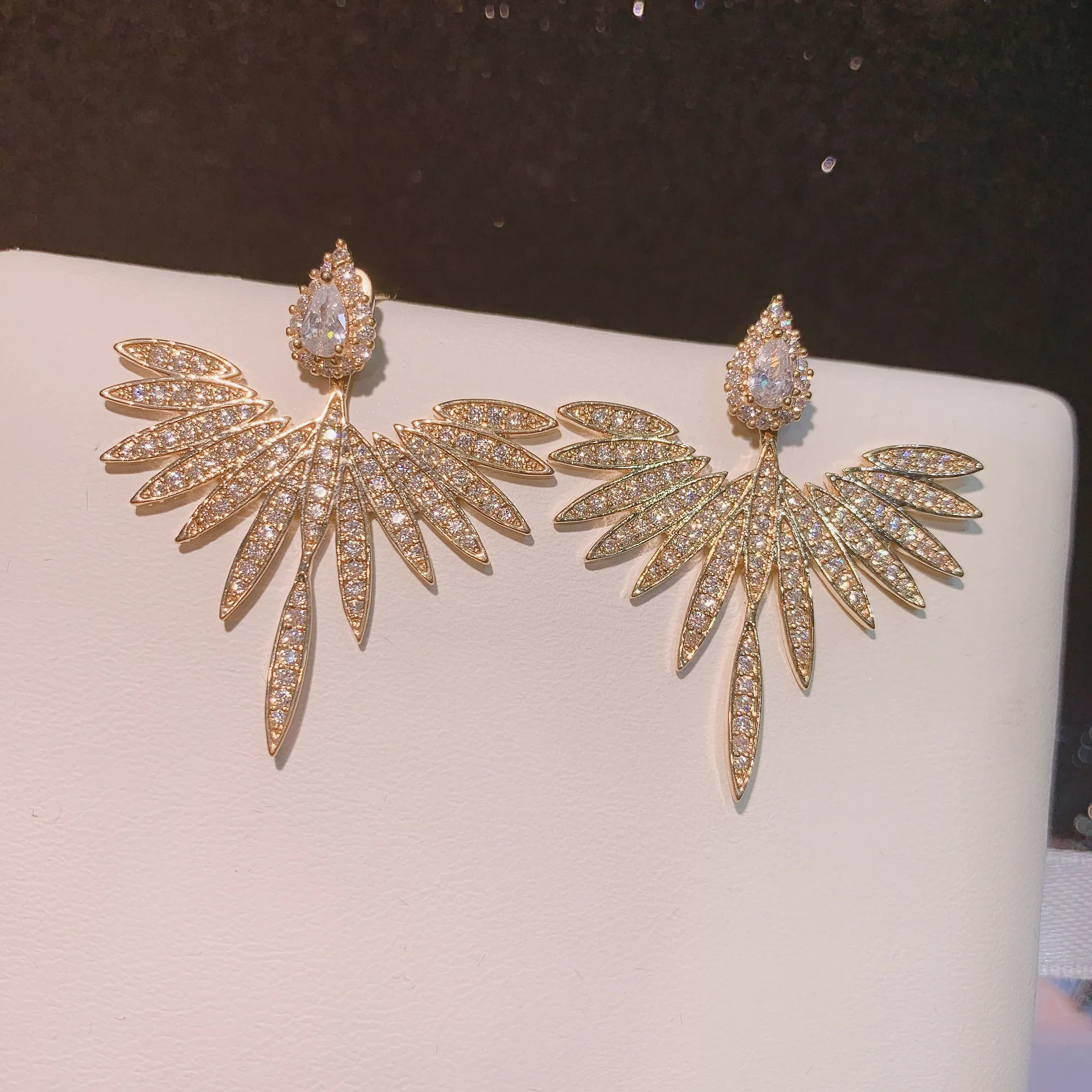 Koeran Fashion Luxury Crystal Wing Symmetrical Earrings Exquisite Silver Color Party Jewelry for Women 1 Mallzona S0aefc65af26148dcbb65db2054e1c639L Koeran Fashion Luxury Crystal Wing Symmetrical Earrings Exquisite Silver Color Party Jewelry for Women Mallzona