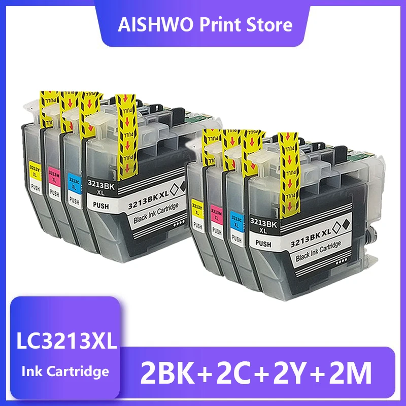 

Compatible Ink Cartridges LC3211 LC3213 for Brother LC 3213 DCP-J772DW DCP-J774DW MFC-J890DW MFC-J895DW Inkjet Printer
