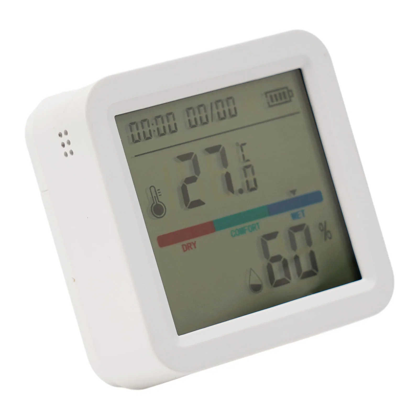 Smart Temperature Humidity Meter With LCD Display 2.4GHz IEEE 802.11 B/g/n Indoor Real-time Sensor High Quality
Smart Temperature Humidity Meter With LCD Display 2.4GHz IEEE 802.11 B/g/n Indoor Real-time Sensor High Quality