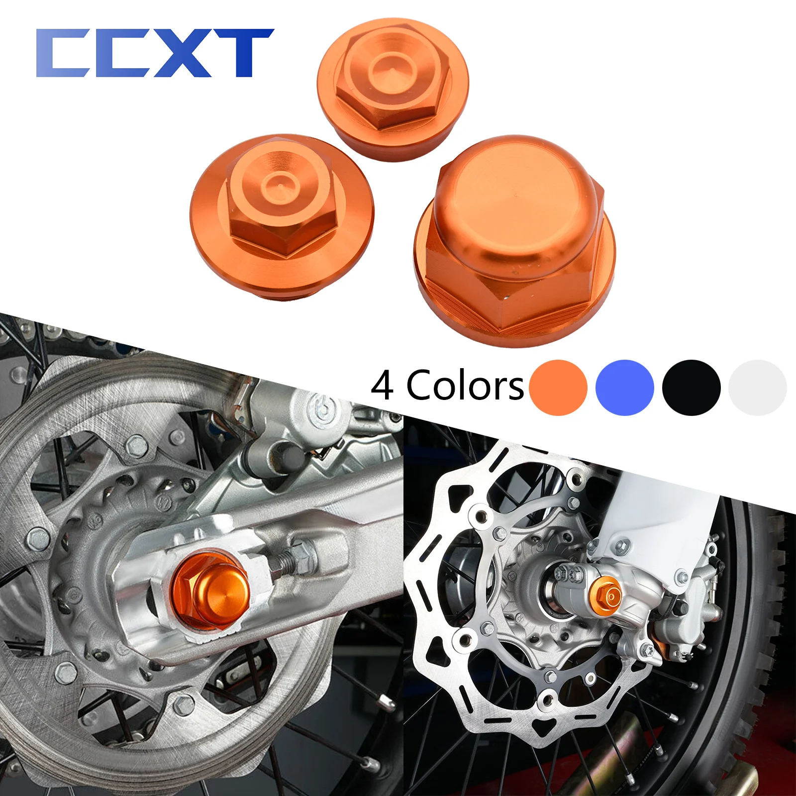 

CNC Front Wheel Lock Nut Bolt Rear Chain Adjuster Axle Block Wheel Axle Nut Cocer For KTM SX SXF XC XCF EXC EXCF XCW SMR 85-530