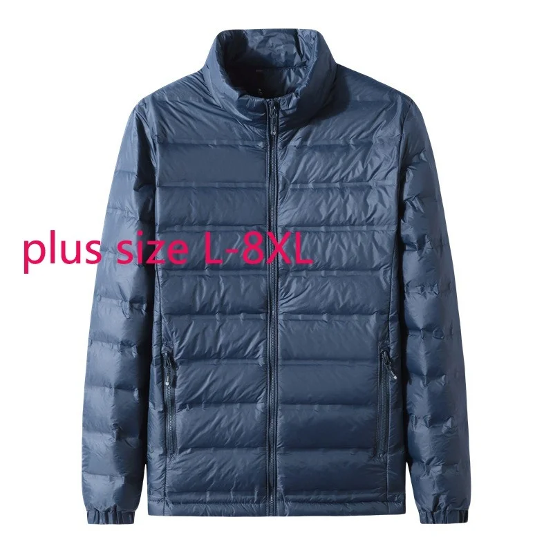 Arrival Fashion Super Large Men New Oversized Stand Collar Lightweight Down Autumn And Winter Casual Jacket Plus Size L-7XL 8XL
Arrival Fashion Super Large Men New Oversized Stand Collar Lightweight Down Autumn And Winter Casual Jacket Plus Size L-7XL 8XL