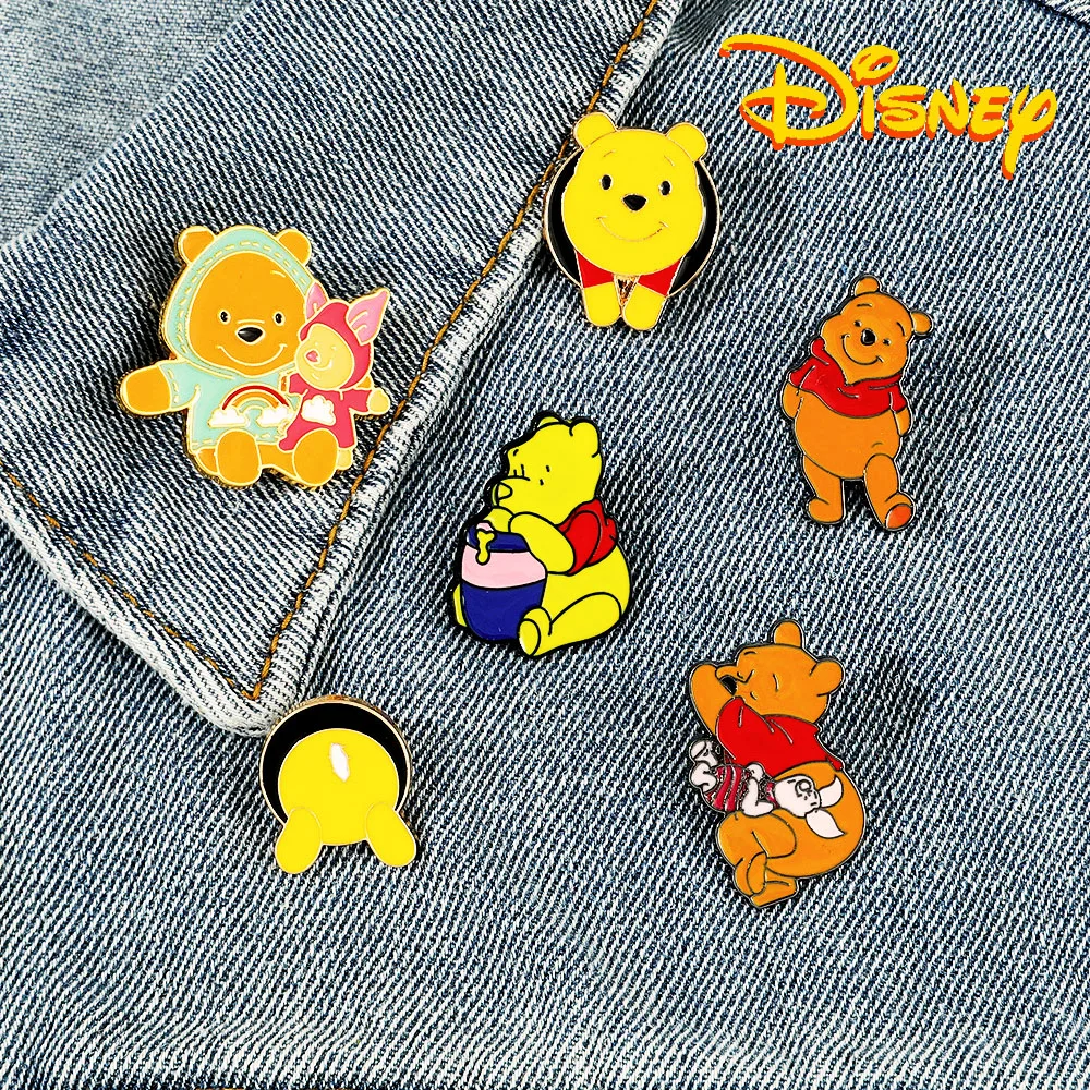 Disney Pooh Bear Creative Brooch Cute Cartoon Ornaments Winnie-the-Pooh Metal Exquisite Brooch Children Birthday/Christmas Gift
Disney Pooh Bear Creative Brooch Cute Cartoon Ornaments Winnie-the-Pooh Metal Exquisite Brooch Children Birthday/Christmas Gift