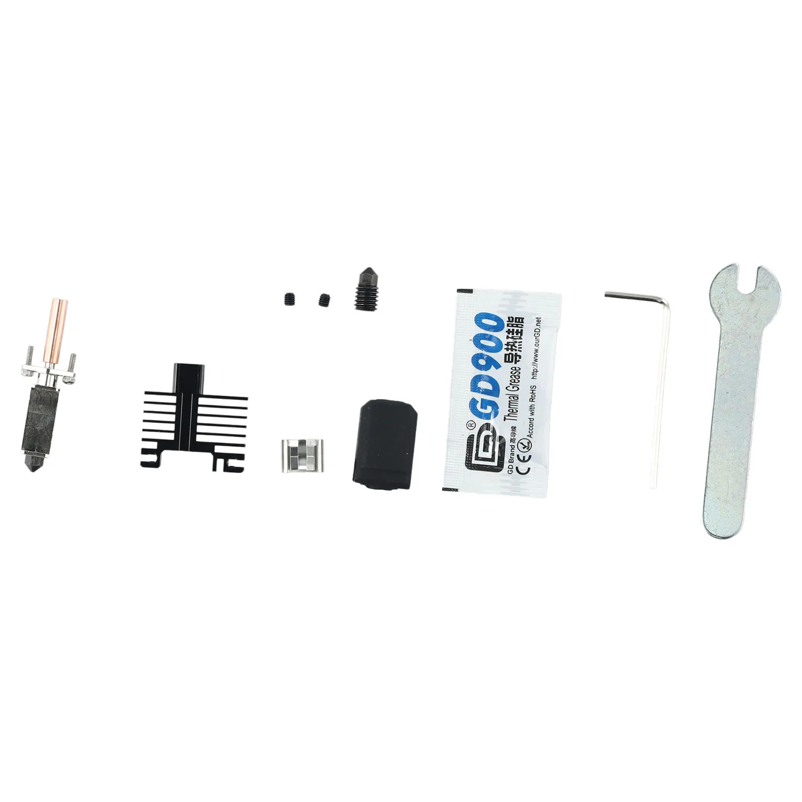 Upgraded Printing Experience Chrome Zirconium Copper Heat Block Hardened Steel Nozzle Kit for Bambu Lab Hot End
Upgraded Printing Experience Chrome Zirconium Copper Heat Block Hardened Steel Nozzle Kit for Bambu Lab Hot End