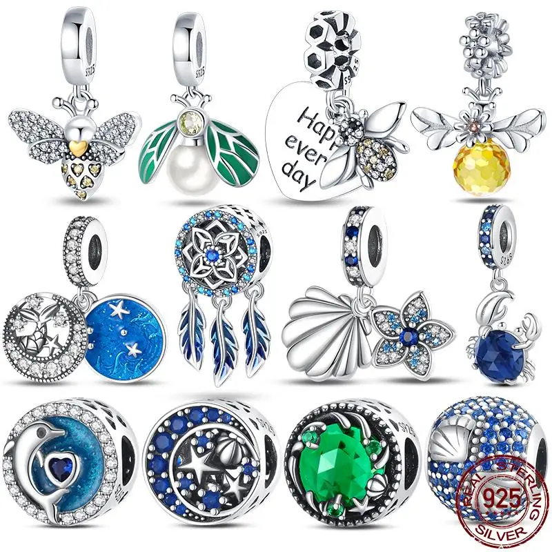 New in Original 925 Sterling Silver Bee Series Bee Safety Chain Bead Dreamcatcher Fit Pandora Bracelet Diy Charm Ms Jewelry Gift
New in Original 925 Sterling Silver Bee Series Bee Safety Chain Bead Dreamcatcher Fit Pandora Bracelet Diy Charm Ms Jewelry Gift
