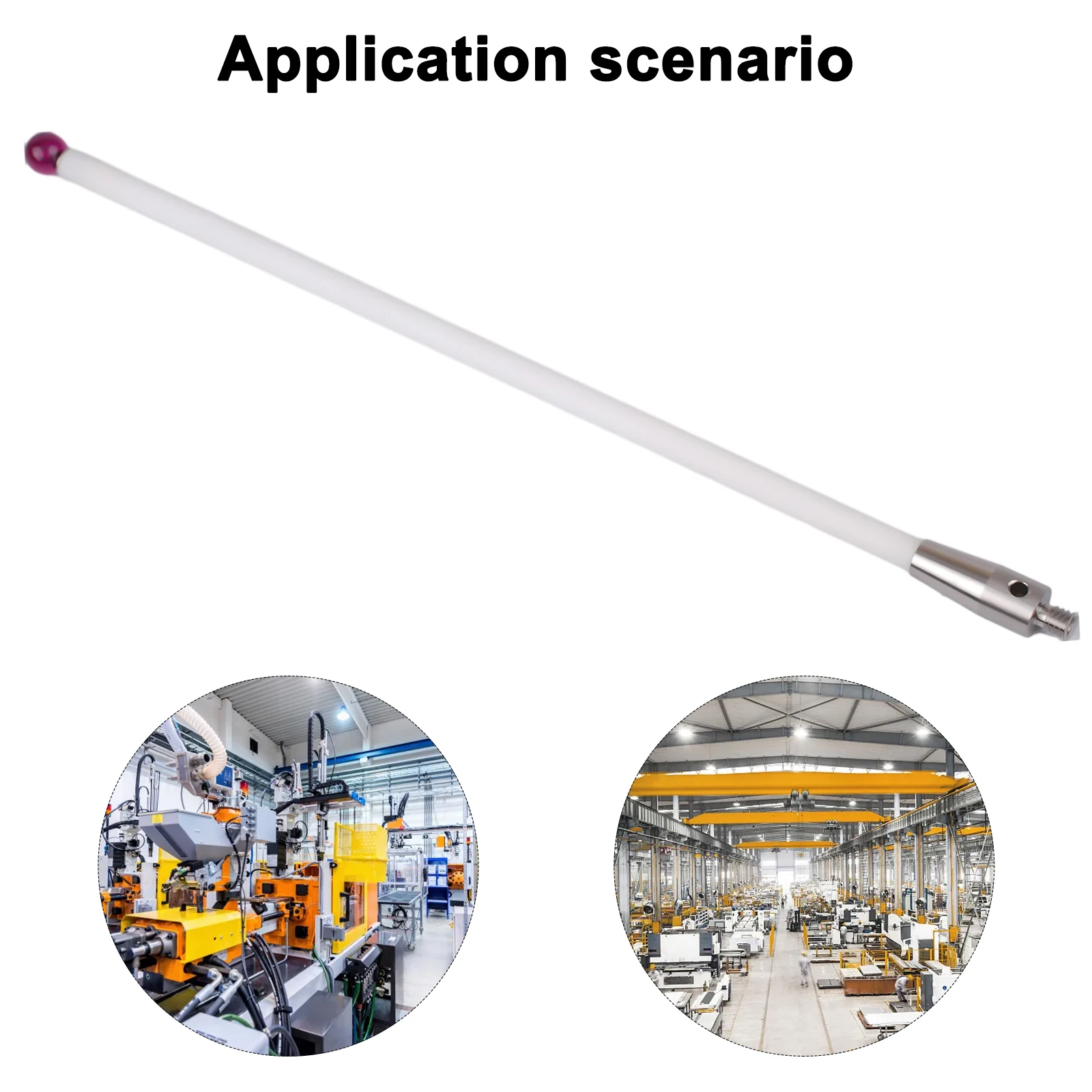 CMM Touch Probe Stylus 6mm Ru By Ball 150mm Length M4 Ceramic Stem A-5000-8156 CNC Probe Testing Accessories M4 Thread 150mm
CMM Touch Probe Stylus 6mm Ru By Ball 150mm Length M4 Ceramic Stem A-5000-8156 CNC Probe Testing Accessories M4 Thread 150mm