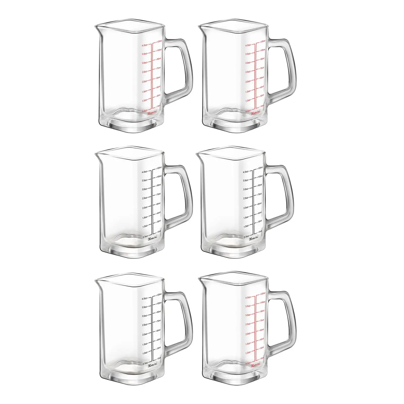 2Pcs Clear Glass Measuring Cup and Spout Heat Resistant Shot Glass Espresso Jugs for Milk Baking Making Kitchen Coffee Drink
2Pcs Clear Glass Measuring Cup and Spout Heat Resistant Shot Glass Espresso Jugs for Milk Baking Making Kitchen Coffee Drink