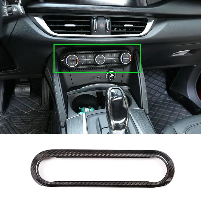 Red Real Carbon fiber For Alfa Romeo Giulia Stelvio 2017 2018 2019 Center Air Conditioning Adjustment Frame Trim Car Accessories
Red Real Carbon fiber For Alfa Romeo Giulia Stelvio 2017 2018 2019 Center Air Conditioning Adjustment Frame Trim Car Accessories