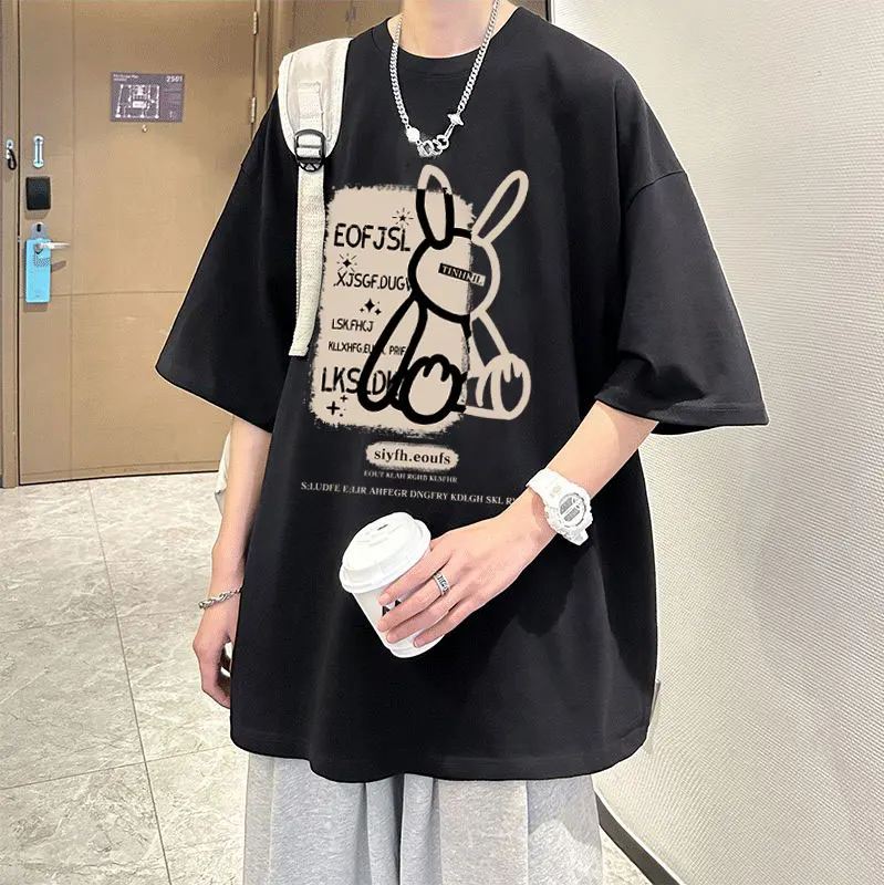 American Vintage Small Neckline Short Sleeve T-Shirt Men's Summer Loose Large Size Casual T-Shirt Tide Brand Half Sleeve S-5XL
American Vintage Small Neckline Short Sleeve T-Shirt Men's Summer Loose Large Size Casual T-Shirt Tide Brand Half Sleeve S-5XL