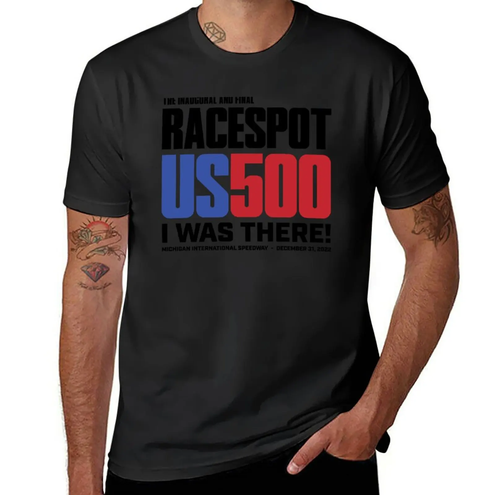 New Racespot US 500 - I WAS THERE! T-Shirt quick drying shirt Short t-shirt plain t-shirt mens clothes
New Racespot US 500 - I WAS THERE! T-Shirt quick drying shirt Short t-shirt plain t-shirt mens clothes