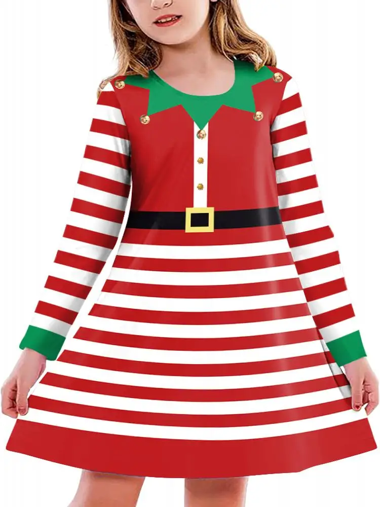 Dress for Kid Christmas Cosplay Santa Claus Costume Cute Child Stripe Snowman 3D Printing Pajamas Robe Sleepwear Party Costume
Dress for Kid Christmas Cosplay Santa Claus Costume Cute Child Stripe Snowman 3D Printing Pajamas Robe Sleepwear Party Costume
