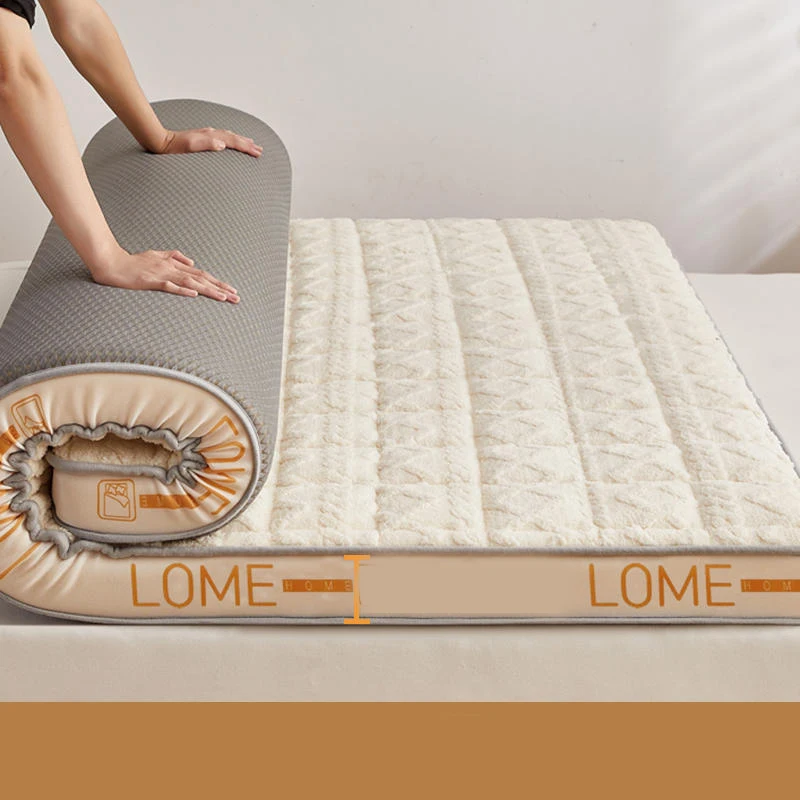 

Thickened mattress Home cushioned bedroom dormitory student single thickened winter tatami mat for rent room special mattress