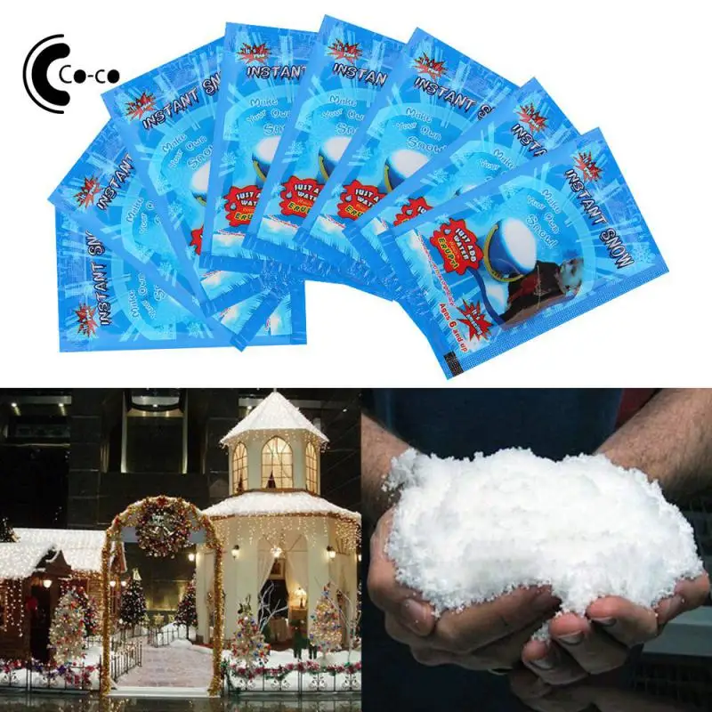 Wedding Decor Instant Sparkling Creative Fluffy Snow For Decoration Christmas Fake Snowflakes Enchanting Fun Kids Toy Fluffy
Wedding Decor Instant Sparkling Creative Fluffy Snow For Decoration Christmas Fake Snowflakes Enchanting Fun Kids Toy Fluffy