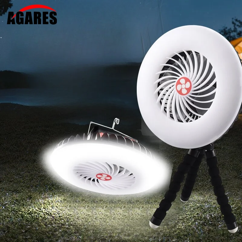 Multi-functional Tent Fan Rechargeable Camping Lamp Portable USB Charging Fan Light Lamp Outdoor Emergency Lighting Tool
Multi-functional Tent Fan Rechargeable Camping Lamp Portable USB Charging Fan Light Lamp Outdoor Emergency Lighting Tool