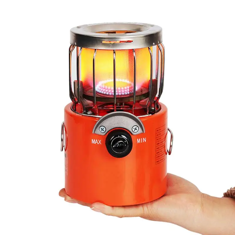 

2 In 1 Camping Gas Stove Portable Propane Heater Stove Multi-function Outdoor Camp Tent Heater Hand Warmer Portable Gas Burner
