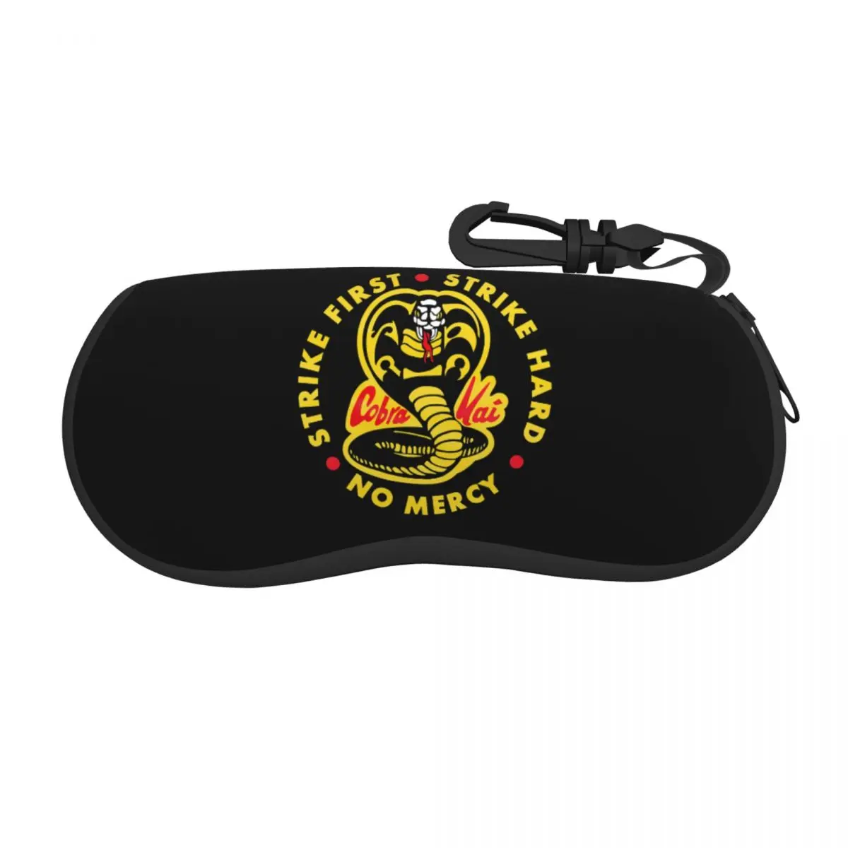 Cobra Kai Sunglasses Soft Case Ultra Light Neoprene Zipper Eyeglass Case with Belt Clip for Men Women
Cobra Kai Sunglasses Soft Case Ultra Light Neoprene Zipper Eyeglass Case with Belt Clip for Men Women