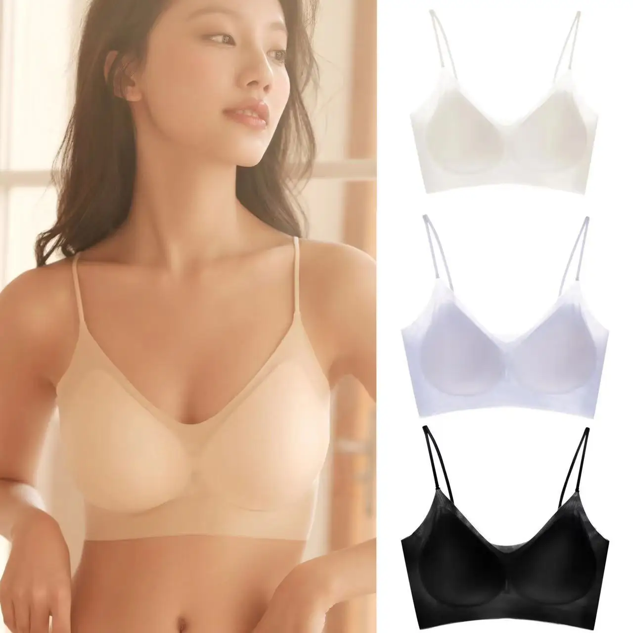 Ultra thin, seamless, and seamless underwear with thin shoulder straps, breathable suspenders, underwear, and bras
Ultra thin, seamless, and seamless underwear with thin shoulder straps, breathable suspenders, underwear, and bras