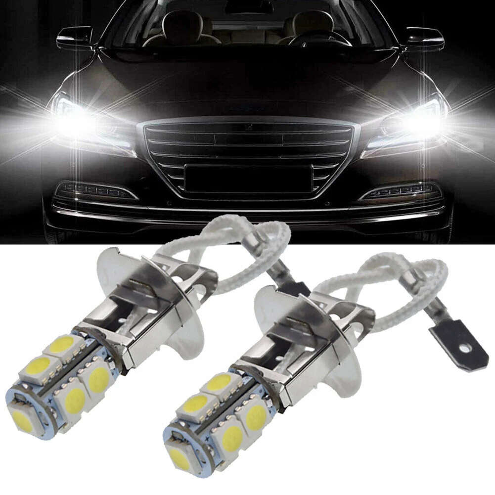 2pcs Vehicle For H3 LED 12V Car Light Fog DRL Driving Lamp Flashlight Torches Bulbs 9PCS 5050 LED Chips 6000K White Car Lights
2pcs Vehicle For H3 LED 12V Car Light Fog DRL Driving Lamp Flashlight Torches Bulbs 9PCS 5050 LED Chips 6000K White Car Lights